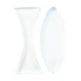 thumbnail image 1 of 2pcs Transparent Optical Lens Set Concave and Convex for Physics Teaching, 1 of 9