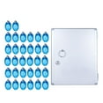 thumbnail image 2 of DYNWAVECA Key Cabinet Lock Box Wall Mounted Storage Box Family Home Key Organizer Case 28x5.5x32.5cm 32Tags, 2 of 9
