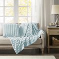 thumbnail image 1 of Home Essence York Solid Brushed Long Fur Throw, 1 of 6