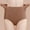 Coffee, variant on uublik High Cut Panties for Women Soft Underwear Super Stretchy Briefs Full Coverage Panties Lace Underwear Beige