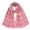 Pink, variant on Women Fashion Cotton and Linen Grids Printing Paris Gauze Scarf Tie Scarf Prevents Inlarge Scarf White Silk Scarf