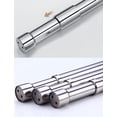 thumbnail image 3 of Closet Rod,Autuwintor Clothes Rod for Closet Adjustable,Expandable Closet Rod with End Caps Hanging Closet Rods Heavy Duty 16-26 Inches Stainless Steel Silver,Quantity-2pcs, 3 of 6