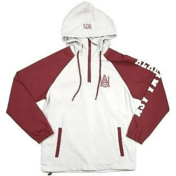 Big Boy Alabama A&M Bulldogs S4 Womens Anorak Jacket [Grey - M]