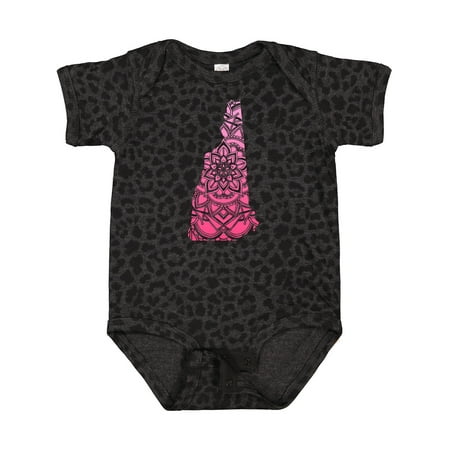 

Inktastic New Hampshire Silhouette Mandala Gift Baby Boy or Baby Girl Bodysuit