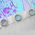 thumbnail image 4 of Homewish Marine Mermaid Black Out Curtains for Kids Teens Girls,Ocean Sea Princess Curtains Pack of 2 (42x63 Each),Blue Purple Gradient Bedroom Curtains,Ultra Soft Home Decor, 4 of 6