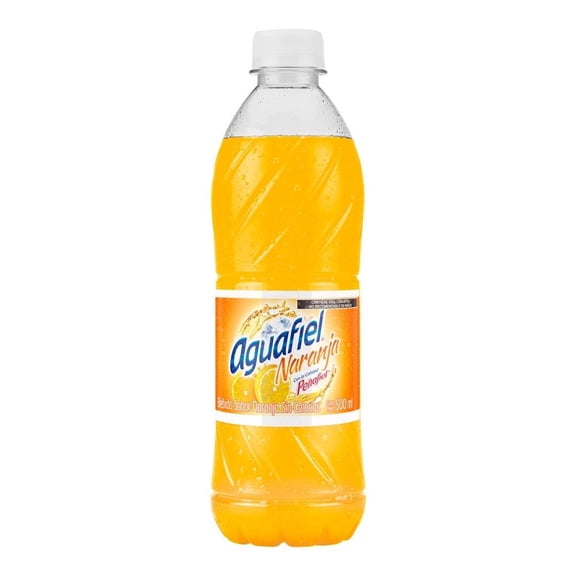 Agua Aguafiel sabor naranja 500 ml