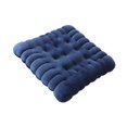 thumbnail image 4 of Almohada de meditación de cuadradas almohada de almohadilla de silla simple y cómoda para almohada de lanzamiento para el balcón del Azul, 4 of 8
