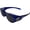 Blue Smoke, variant on Escort Safety Sunglasses Blue Frame Smoke Lenses