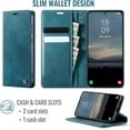 thumbnail image 3 of Wallet Case for Samsung Galaxy S25 Edge Leather Wallet Flip Cover with Card Holder, Kickstand, Magnetic Closure, RFID Blocking TPU Shockproof Phone Case Compatible with S25 Edge, 3 of 8