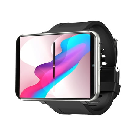 DM100 4G Smart Watch Sports WiFi BT Smartwatch 2.86 Inch Touch Screen Android 7.1 1GB/16GB Music Player Phone Call 5MP Camera IP67 Waterproof Support Nano SIM Card Heart Rate Pedometer