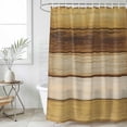 thumbnail image 6 of Vintage Yellow Wood Shower Curtain, Waterproof Shower Curtains for Bathroom, Farmhouse Retro Wooden Plank Washable Fabric Bathtub Curtain Set Bath Decor with 12 Hooks 48"x72", 6 of 6