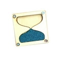 thumbnail image 3 of Milaget Wooden Hourglass Busy Board Accessory Practical Skills Teaching Props for, 3 of 7