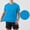 #Sky Blue, variant on DPTALR Men's Stretchy Casual Fashion Solid Color Running Fitness Short Sleeve Workout T-shirt,Blue, M