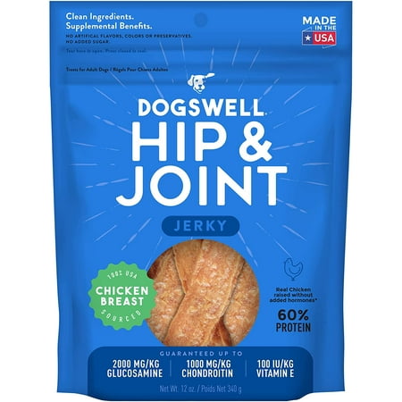 UPC: 0693804292308 | Dogswell 842191 Hip & Joint Chicken Jerky Pet Food  12 Oz