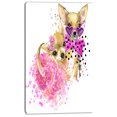 thumbnail image 2 of Lovely Sweet Dog Aquarelle - Impression sur Toile Abstraite, 2 of 3