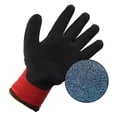 thumbnail image 3 of Better Grip Winter Insulated Double Lining Rubber Coated Work Gloves, 3 pairs/pack, Red/Extra Large, 3 of 5
