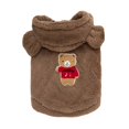thumbnail image 1 of Fleece Dog Hoodie Winter Pet Dog Clothes for Dogs Coat Jacket Soft Ropa Perro French Bulldog Clothing for Dogs Pets Clothing Pug ShopWise Round, 1 of 11