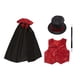 thumbnail image 4 of Juego de rol de mago, ilusiones, niños, cosplay, sombrero, lazo, accesorios, objeto mágico 4 piezas, 4 of 7