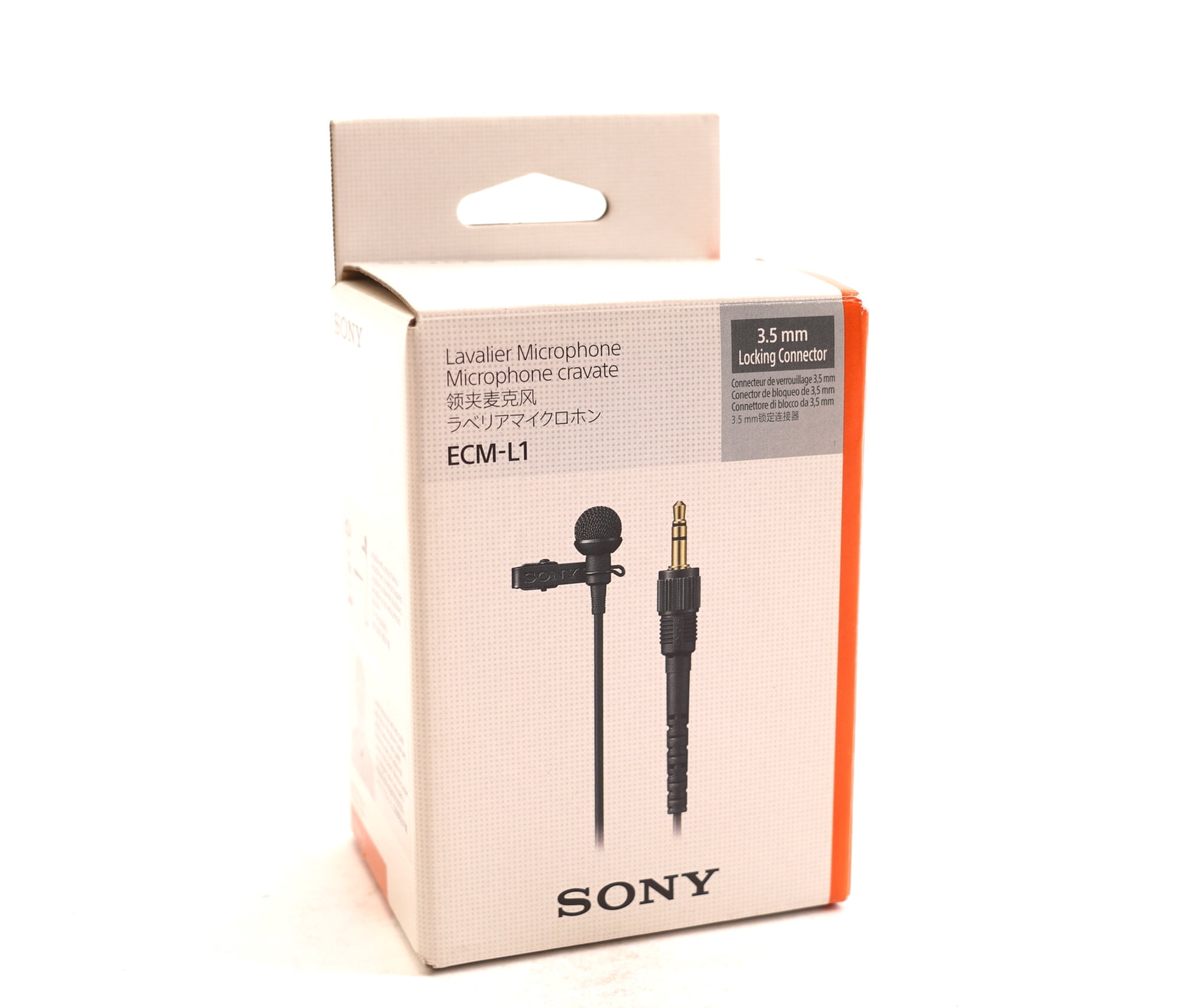 Pre-Owned Sony ECM-L1 Lavalier Microphone, Black