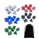 thumbnail image 1 of Juego de dados poliédricos acrílicos de 35 piezas, juguetes de enseñanza de matemáticas duraderos, dados rodantes para juegos de mesa, juegos de mesa, , estilo D Hugo dados de juego, 1 of 10