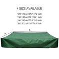 thumbnail image 5 of Sandbox Cover Waterproof Dustproof UV Protection Square Pool Cover With Drawstring For Sandbox, Toys And Furniture Black 150*150cm, 5 of 5