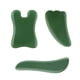 thumbnail image 1 of Paquete de 3 Jade Scraper Guasha Juego de herramientas de masaje Facial Gua Sha Tool Guash Abanopi Raspador de jade, 1 of 6