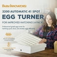 thumbnail image 3 of Farm Innovators 3200 Automatic Egg Turner for Improved Hatching (4 Pack), 3 of 10