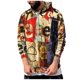 thumbnail image 1 of Men's Loose Printed Hooded Sweatshirt Men's Casual Fashion Sports Sweatshirt2XL, 1 of 3