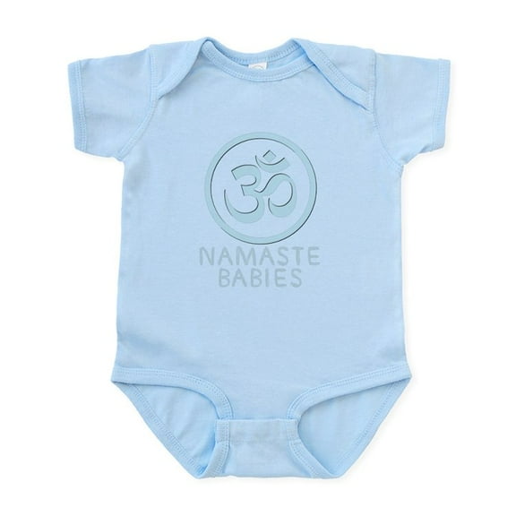 CafePress - Namaste Babies Body Suit - Baby Light Bodysuit, Size Newborn - 24 Months