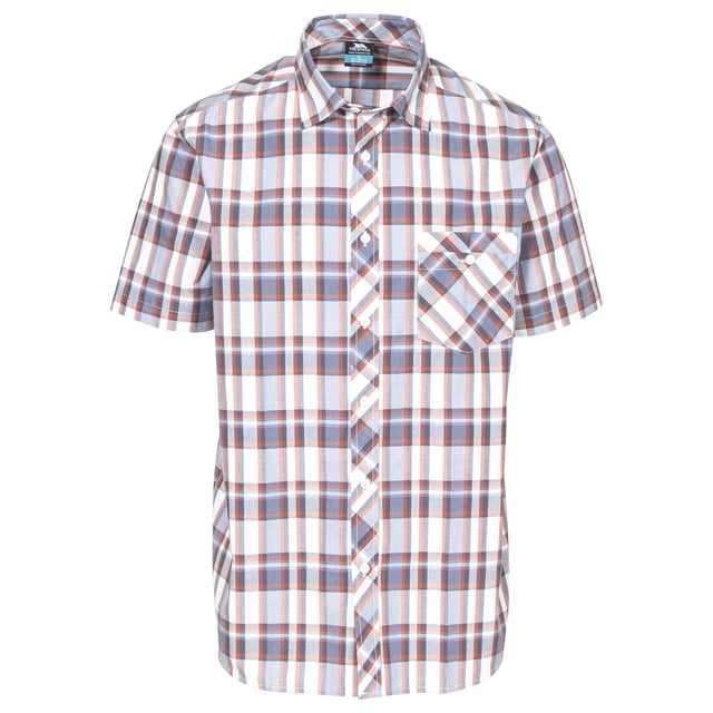 Trespass - Camisa Kenora para Hombre (Naranja Óxido)