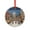 Pattern-2, variant on Dublin City Map In Watercolor Glass Christmas Ornament for Xmas Tree City Travel Souvenir Glass Round Christmas Ornament
