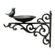 thumbnail image 1 of Comedero para pájaros, bandeja para baño de pájaros, estación de alimentación decorativa vintage de metal con colgador 27 x 235 cm, 1 of 9