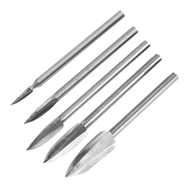 Cutter 5PCS/Set Wood Engraving Tool Milling Cutter Root Carving Tools for DIY Woodworking
