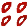 thumbnail image 1 of 4 PCS R/C Corner Trime Flip Herramientas Carpintería Plástico () Rojo, 1 of 7