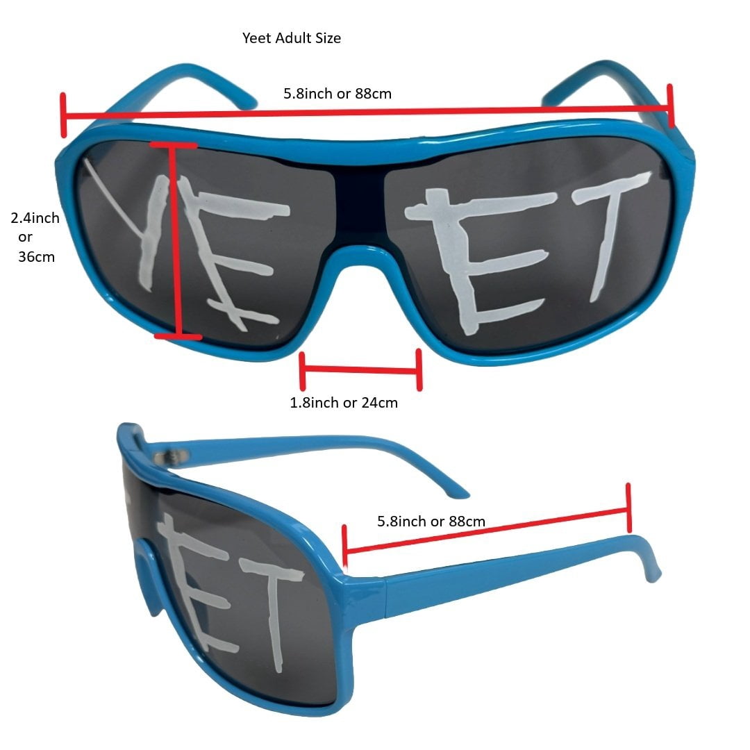 Blue Yeet Sunglasses for Main Event Jey Uso Costume