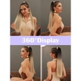thumbnail image 4 of Extension de Cheveux Queue de Cheval Longue Droite pour Femmes, Perruque Queue de Cheval Naturelle 26 Pouces pour Usage Quotidien, 4 of 8