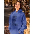 thumbnail image 2 of Work Hard Stay Humble Hoodie Women -SPIdeals Designs, Female x-Large, 2 of 4