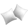 thumbnail image 1 of Deconovo Designer Series Jacquard Cushion Cover for Sala de estar Floral Pattern Fundas de cojines Juego de 2, Glacier Grey, 16x16 Inch, 1 of 7