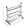 thumbnail image 2 of Greenadscape Soporte Para Cañas De De Aluminio Negro Resistente Y Con Expandible, 2 of 8
