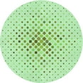 thumbnail image 1 of Ahgly Company Machine Washable Indoor Round Transitional Mint Green Area Rugs, 4' Round, 1 of 7