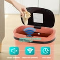 thumbnail image 3 of 13 Gallon Trash Can Kitchen Trash Can Automatic Garbage Can with Lid Touch Free High-Capacity Motion Sensor for Kitchen Bedroom Bathroom Office Wateproof Trash Bin (1, Pink), 3 of 14