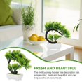 thumbnail image 3 of ChokIndoor Bonsai Tree Live Plant Flowers Simulated Green Pots, 3 of 8