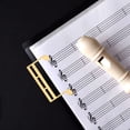 thumbnail image 1 of BESTYASH Versatile Golden Metal Sheet Music Clip for Guitar and Piano Book Holding, 1 of 8