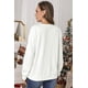 thumbnail image 2 of ABPHQTO Sudadera De Mujer Cuello Redondo Liso Beige, 2 of 5