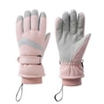 thumbnail image 4 of Guantes de esquí para hombres y mujeres, gruesos, cálidos, resistentes al viento, al frío, repelentes al agua, pantalla táctil, para montar al aire libre, guantes de invierno para parejas, 4 of 4