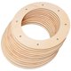 thumbnail image 2 of 12 marcos de madera para coronas, soportes circulares para fondos navideños DIY, 2 of 7