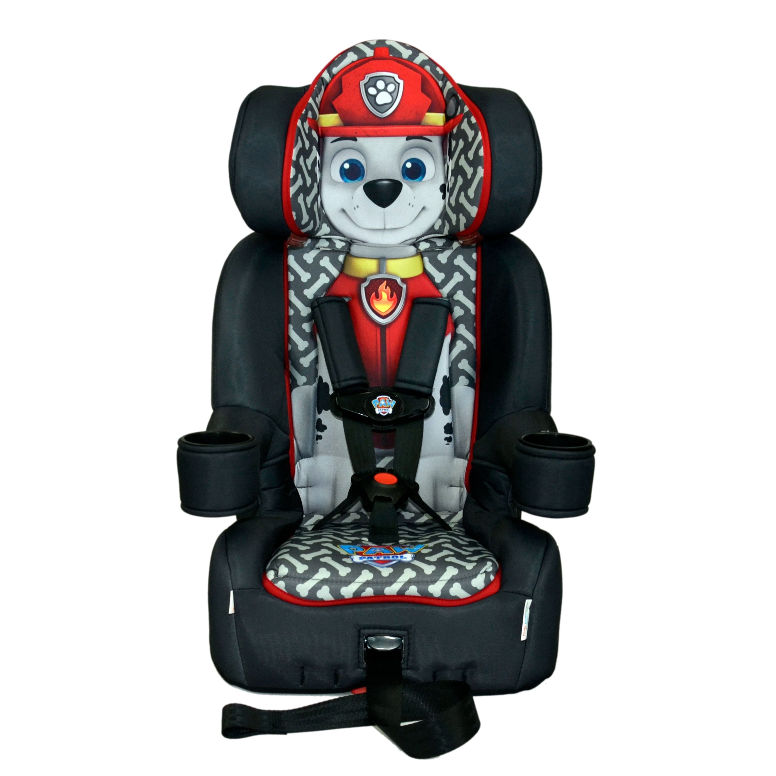 KidsEmbrace Marshall Paw Patrol 2-in-1 Combination Harness to Booster Car Seat, Forward-Facing Harness, Booster, Multi-Position Headrest, Toddler