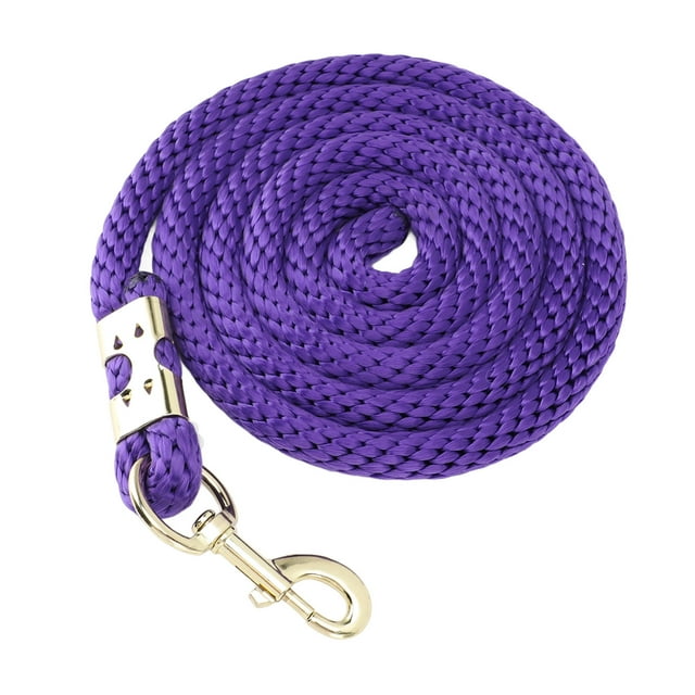 2m Horse Lunge Line, Sturdy PP Stainless Steel Rope with Non Slip Grip, for Horse Walking Training Handling