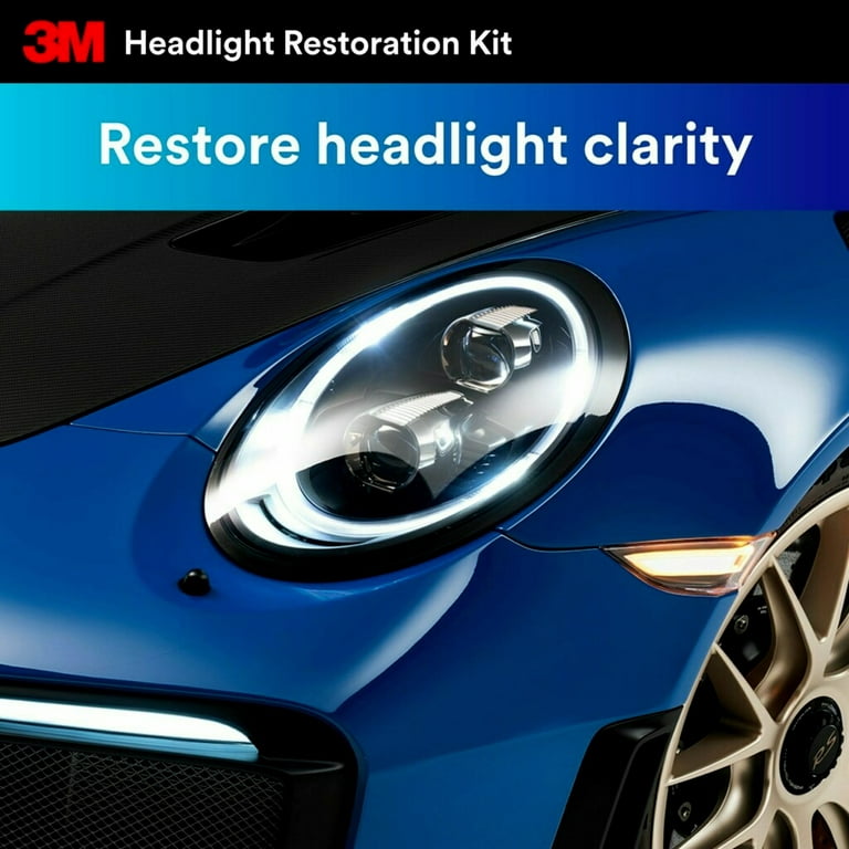 3M Professional Headlight Lens Restoration Kit, 02516
