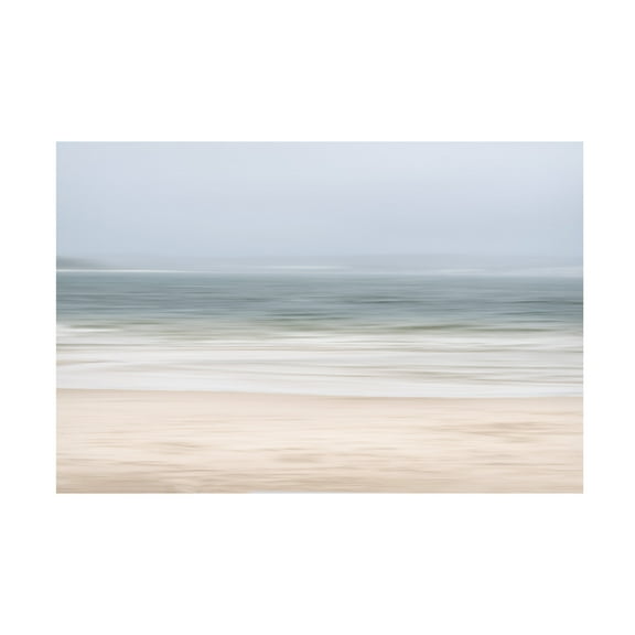 Eva Bane 'Misty Beach 01' Canvas Art